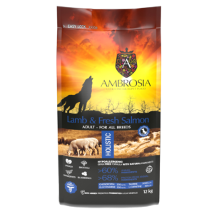 Ambrosia Adult All Breeds (Ягненок, лосось)