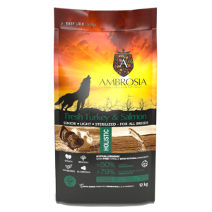 Ambrosia Senior All Breeds (Индейка, лосось)