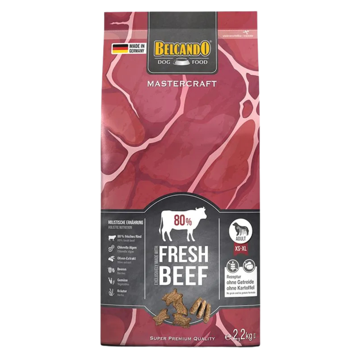 Беззерновой сухой корм Belcando Mastercraft Fresh Beef из свежего мяса говядины