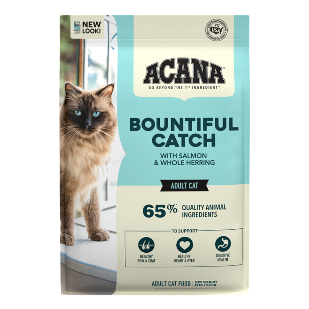 Канадский беззерновой рыбный корм для кошек ACANA Bountiful Catch лосось и сельдь