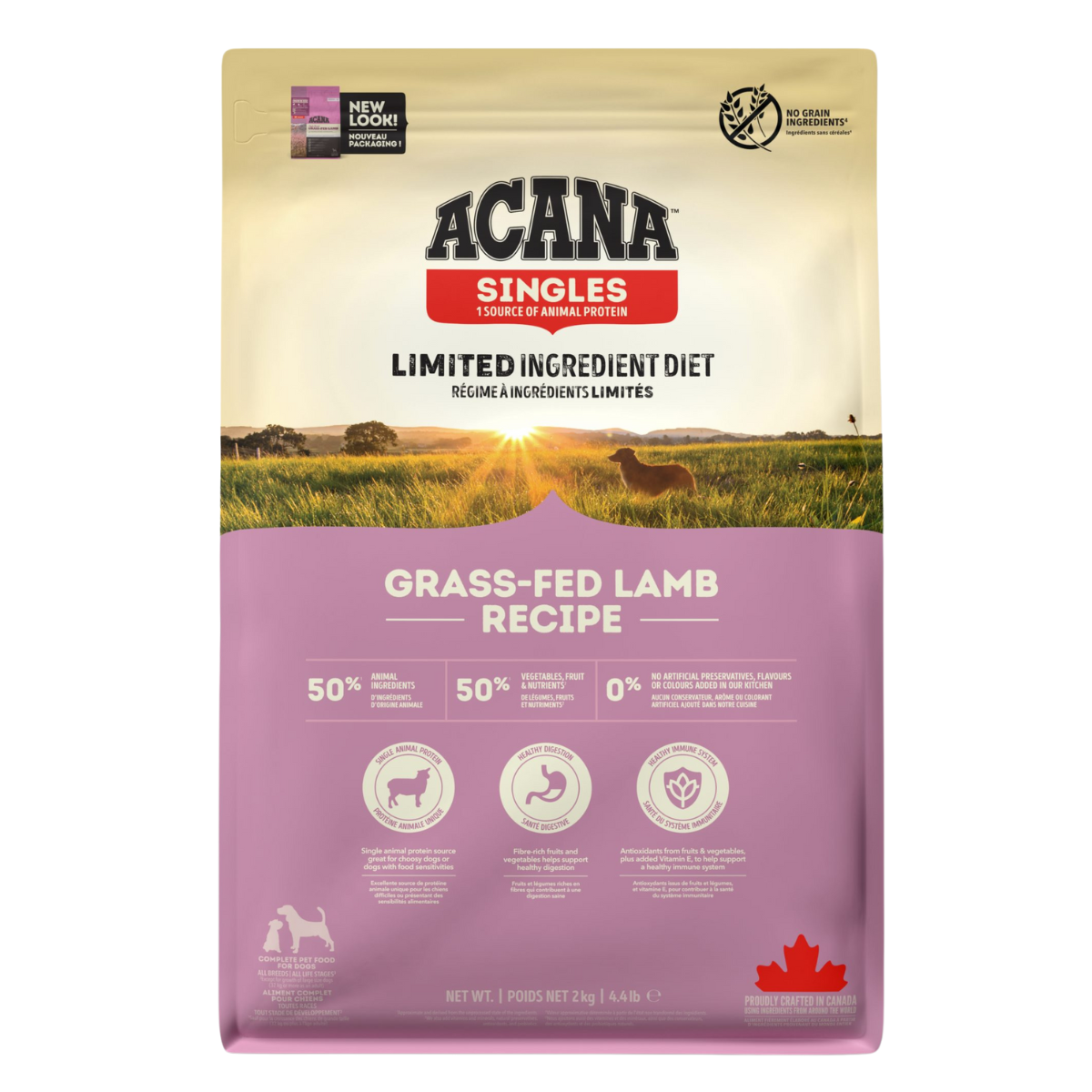 ACANA Grass-fed Lamb Singles (Ягненок)