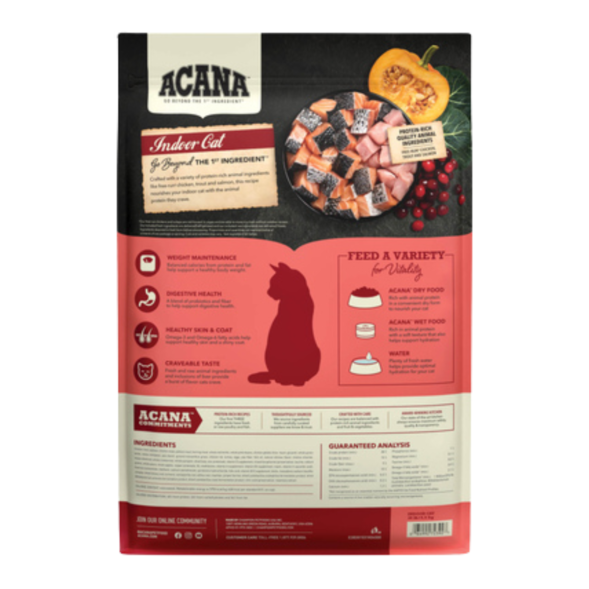 ACANA Indoor Cat (Курица, лосось, форель)