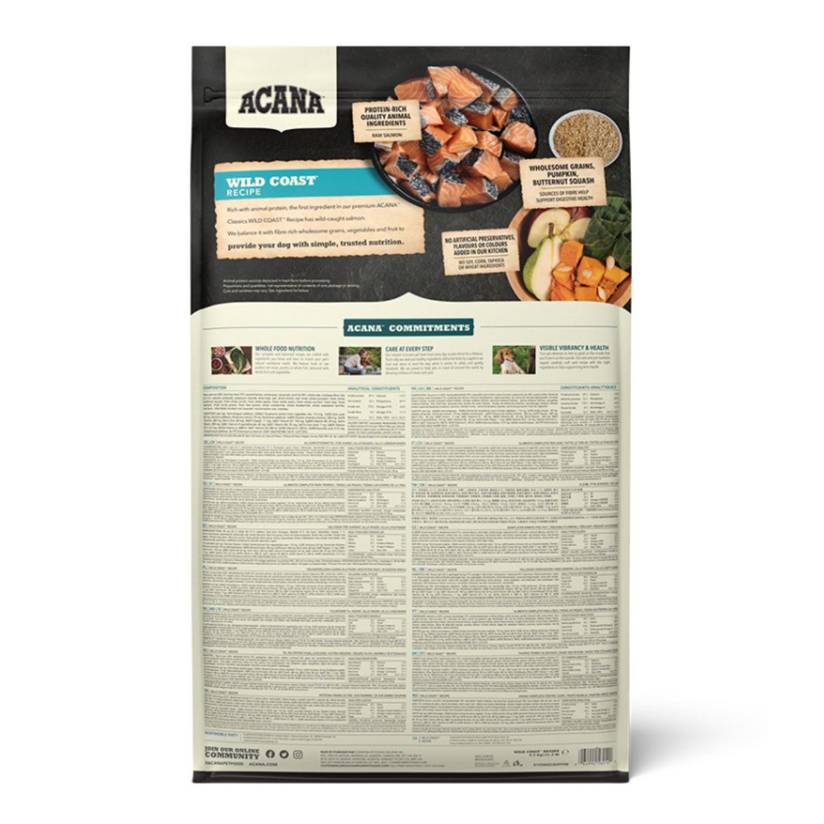 ACANA Wild Coast Classics (Лосось, сельдь)