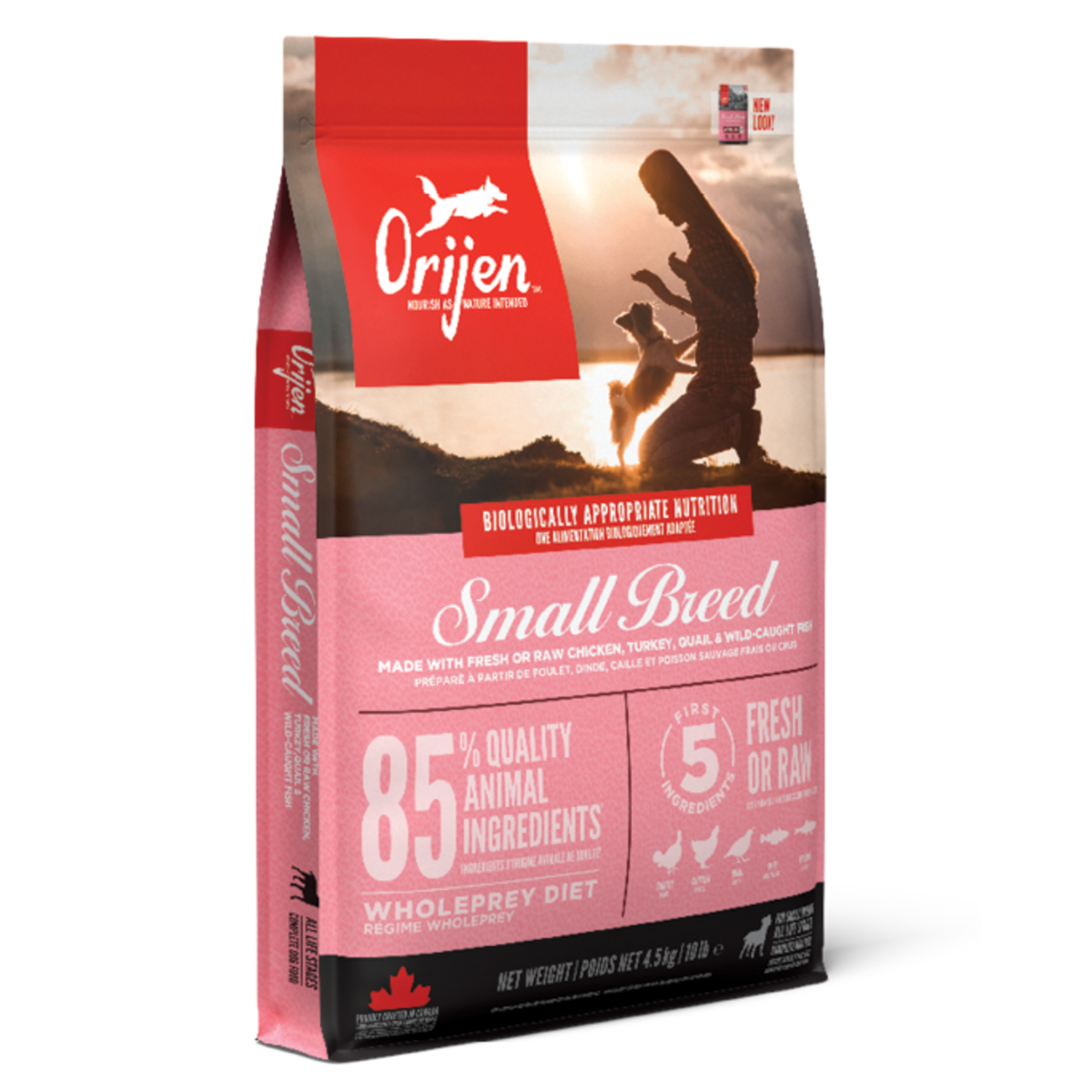 Беззерновой корм ORIJEN Small Breed для мелких пород