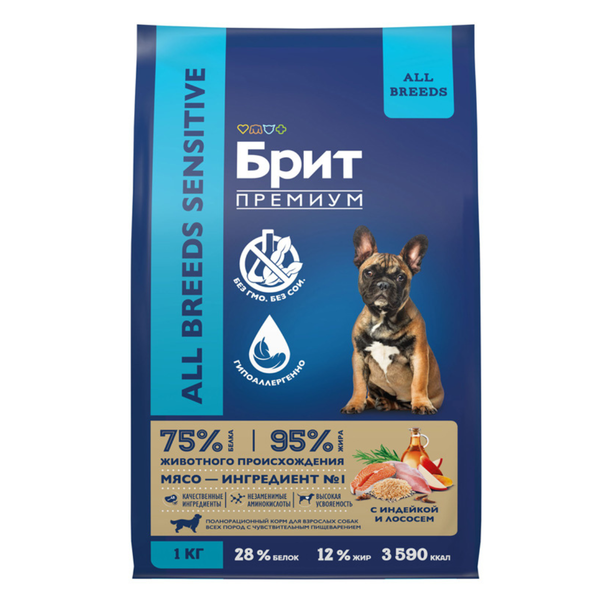 Brit Premium Dog Sensitive (Индейка, лосось)