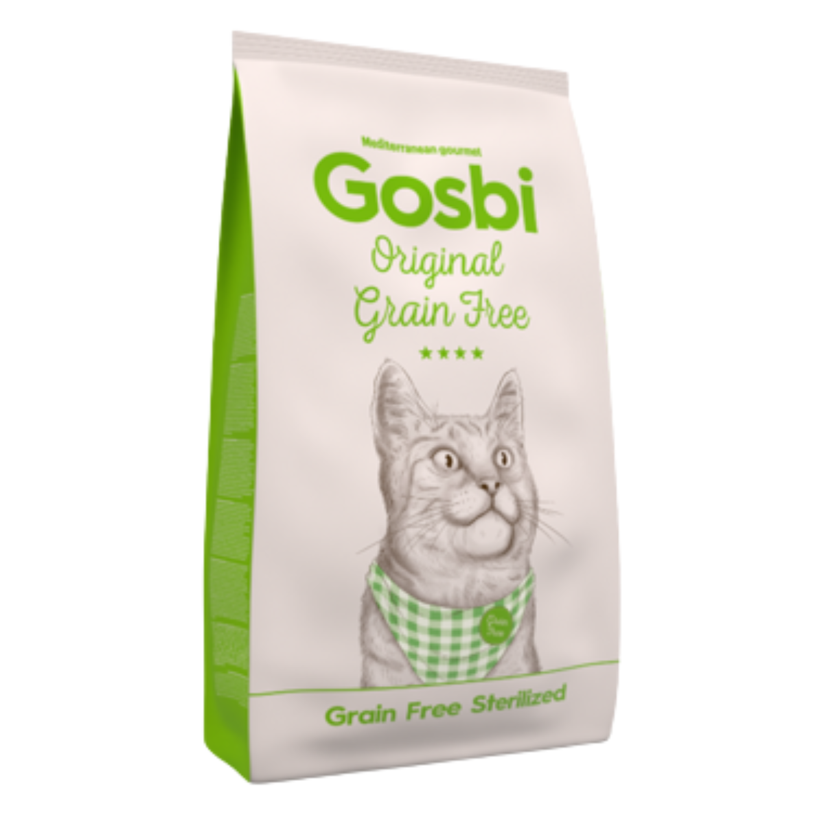 Беззерновой сухой корм для стерилизованных кошек Gosbi Original Grain Free Sterilized