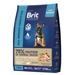 Brit Premium Dog Sensitive (Индейка, лосось)