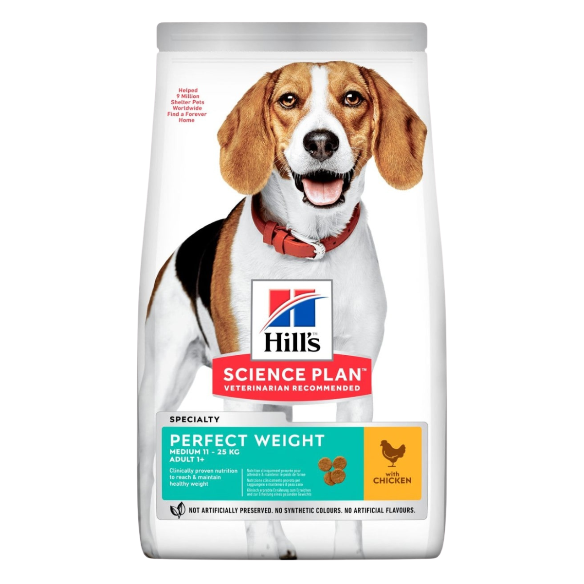 Сухой корм для контроля веса собак Hills Science Plan Perfect Weight курица