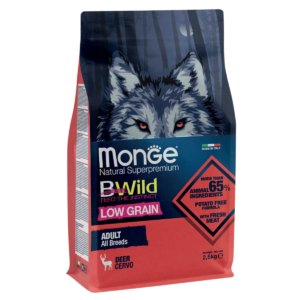 Monge Dog BWild Low Grain Adult All Breeds (Оленина)