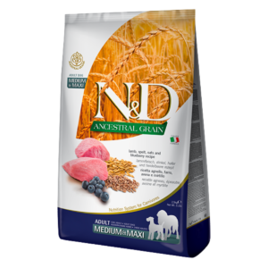 Farmina N&D Ancestral Grain Adult Medium & Maxi (Ягненок и черника)