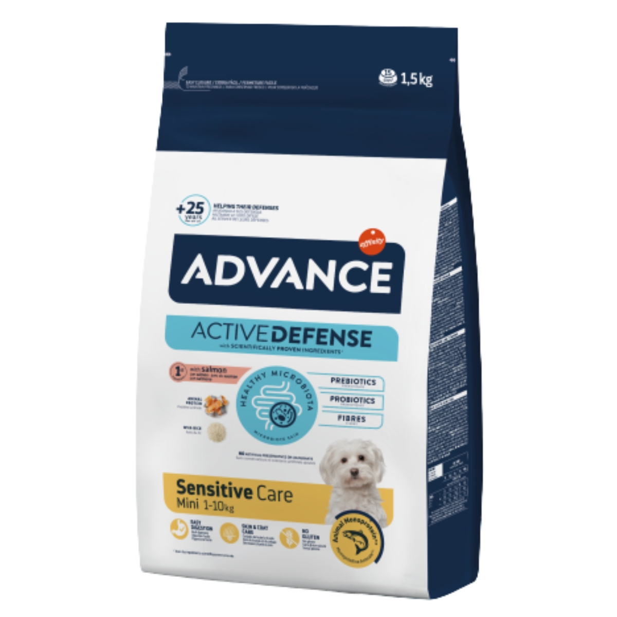 Корм для мелких собак Advance Dog Mini Sensitive лосось рис