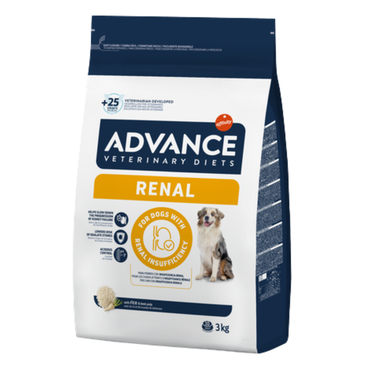 Ветеринарный корм для собак при мочекаменной болезни Advance Veterinary Diets Urinary