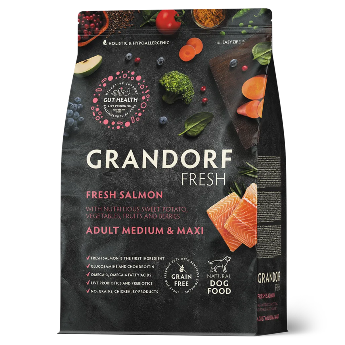 Grandorf Fresh Adult Medium & Maxi (Лосось и батат)