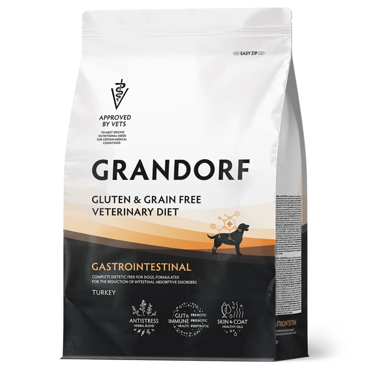 Ветеринарный корм для собак при болезнях ЖКТ Grandorf Vet Dog Gastrointestinal индейка