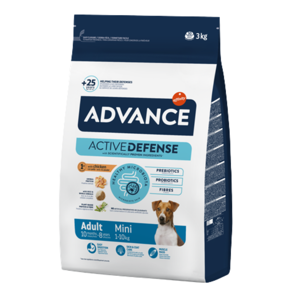 Сухой корм для маленьких собак Advance Dog Mini Adult курица