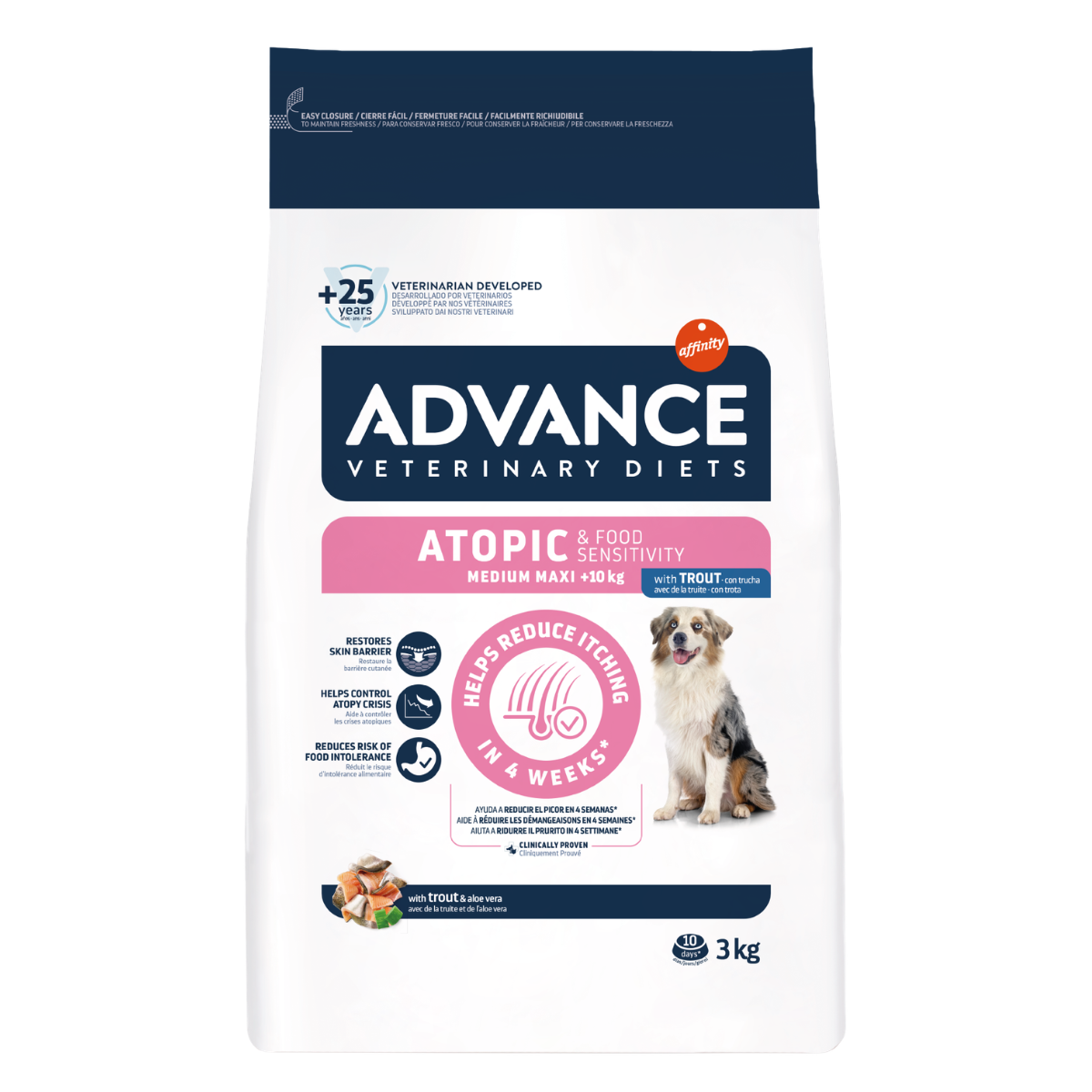 Advance Dog VetDiet Atopic Medium&Maxi (Форель)