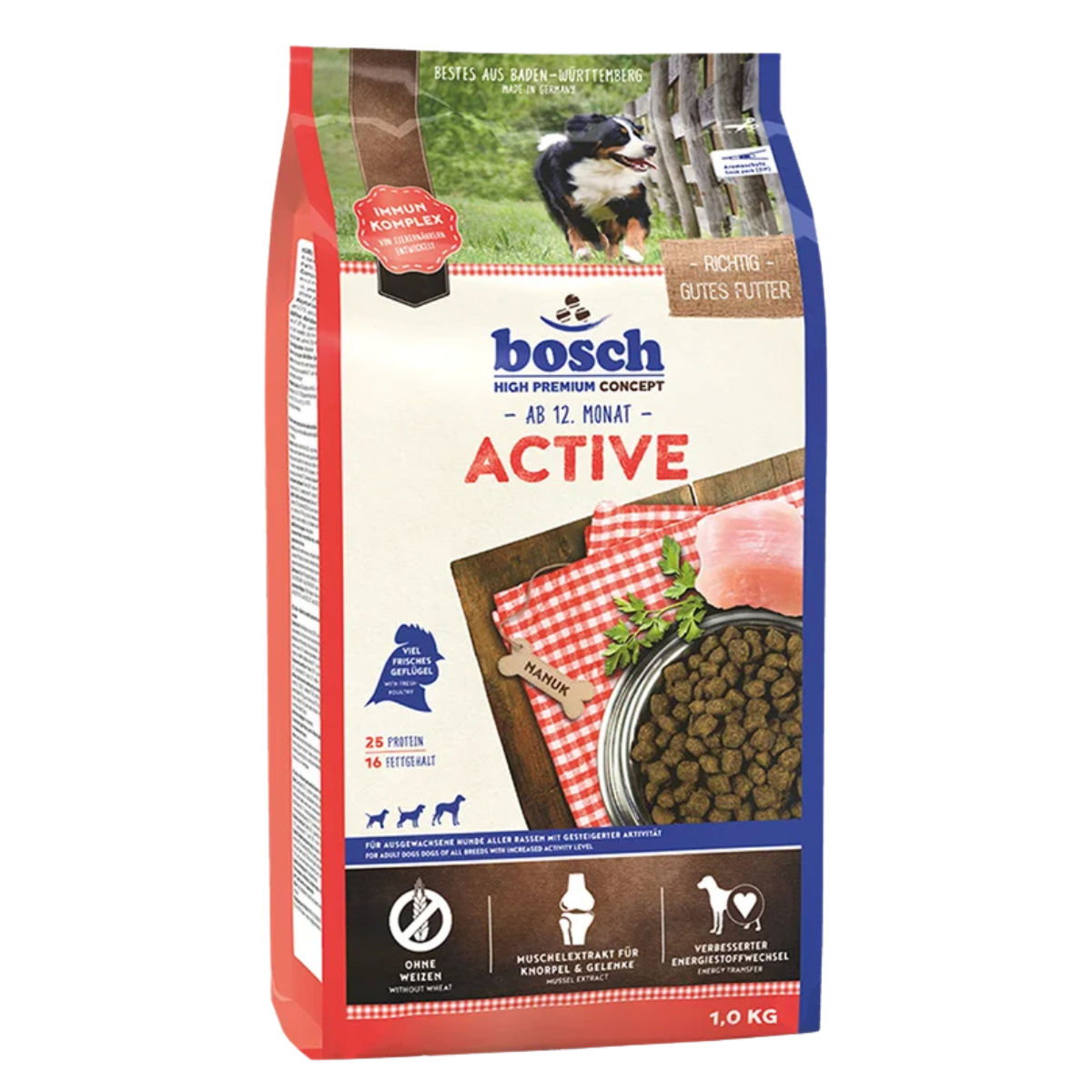 Высокоэнергетический корм для собак Bosch Active