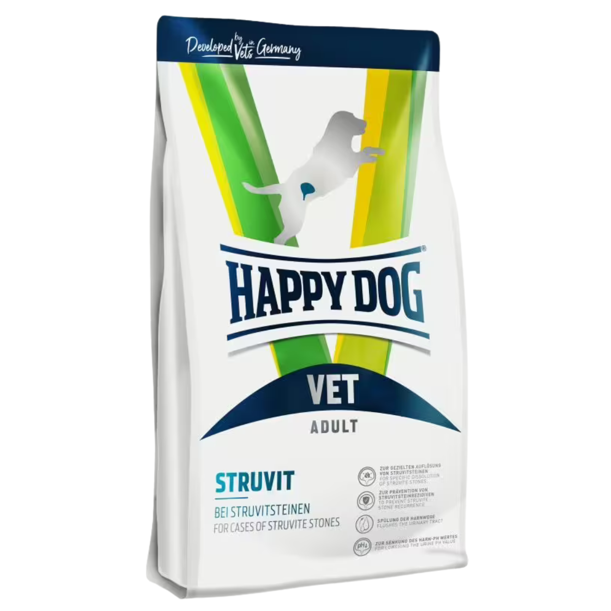 Лечебный сухой корм при мочекаменной болезни собак Happy Dog VET Diet Struvit