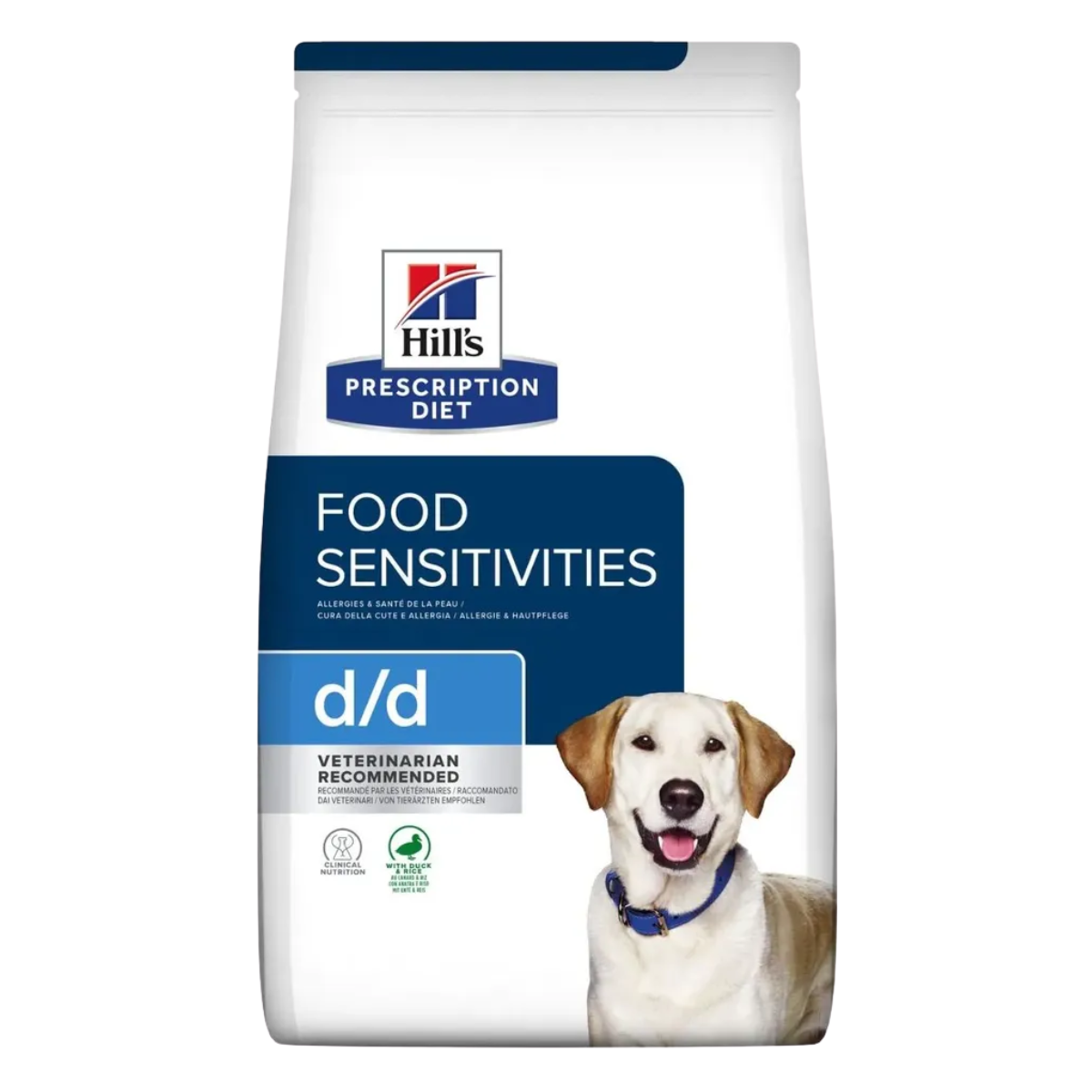 Лечебный сухой корм для собак Hills Prescription Diet dd Food Sensitivities утка