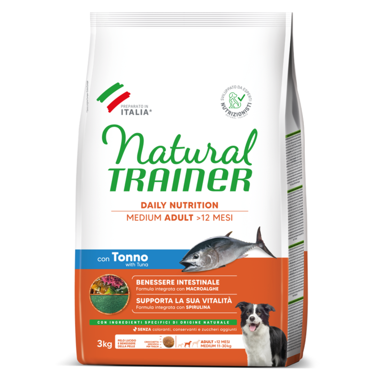 Корм для средних пород собак Natural Trainer Medium Adult с тунцом и рисом