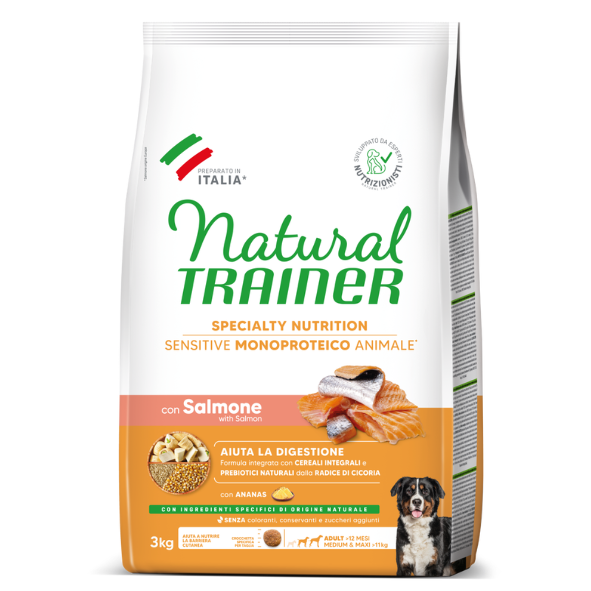 Гипоаллергенный корм для крупных собак Natural Trainer Sensitive с лососем