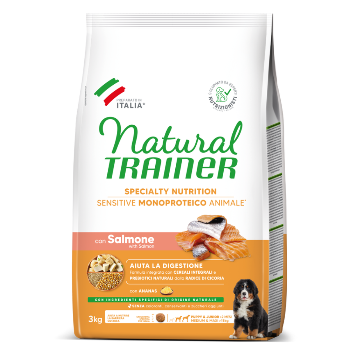 Корм для щенков средних и крупных пород Natural Trainer Sensitive Puppy&Junior лосось
