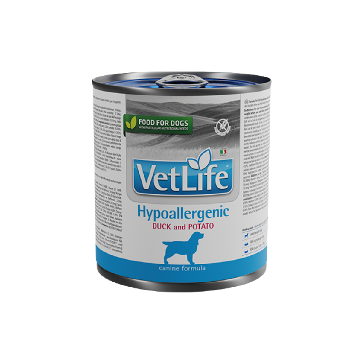 Влажный гипоаллергенный корм Farmina Vet Life с уткой и картофелем для собак