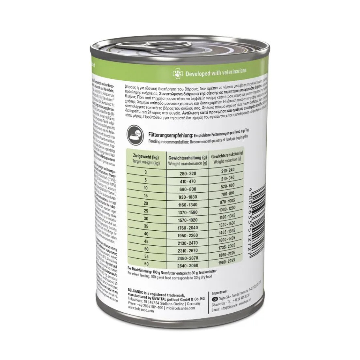 Консервы Belcando Vetline Weight Control