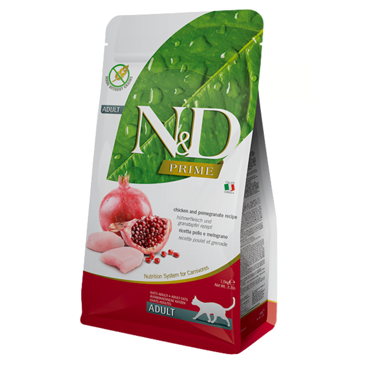 Сухой корм холистик для кошек Farmina N&D Prime Курица и гранат