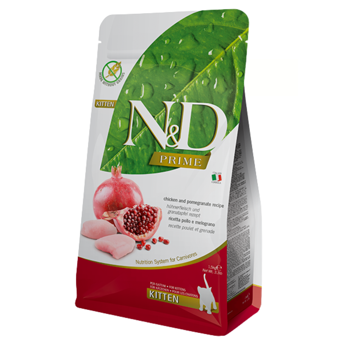 Сухой корм холистик для котят Farmina N&D Prime Курица и гранат