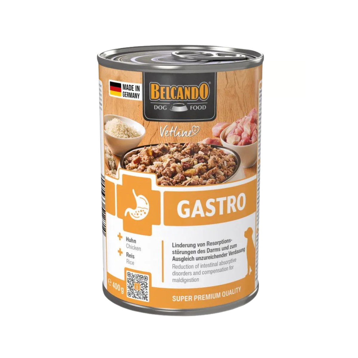 Лечебные консервы для собак Belcando Vetline Gastro для поддержки ЖКТ